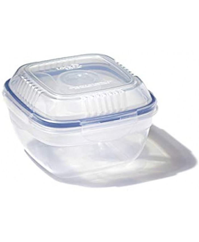 LOCK & LOCK Easy Essentials On The Go Meal Prep Lunch Box Airtight Containers with Lid BPA Free 32 Ounce Clear