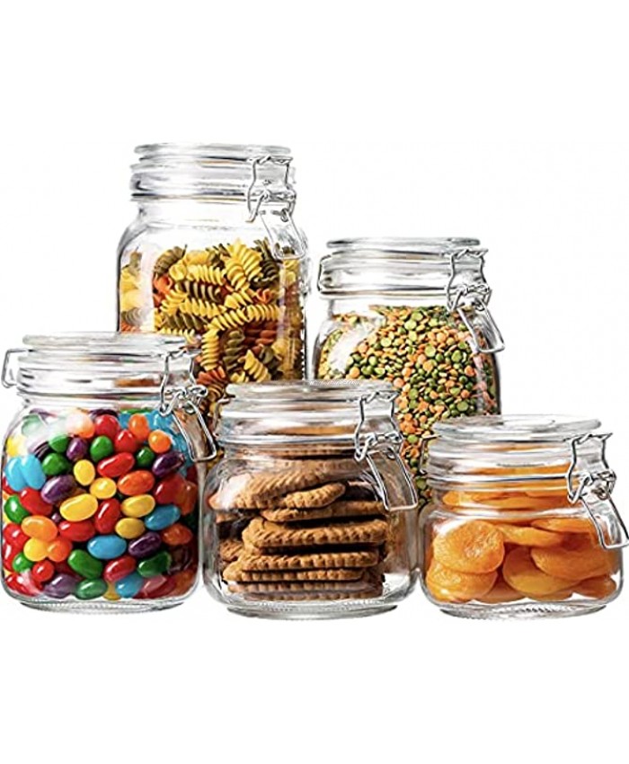 Simpli-Magic Kitchen Canisters Various Sized Clear
