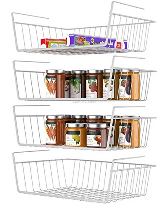 <b>Notice</b>: Undefined index: alt_image in <b>/home/liampridmorememo/public_html/vqmod/vqcache/vq2-catalog_view_theme_astragrey_template_product_category.tpl</b> on line <b>148</b>Under Shelf Basket Veckle 4 Pack Under Shelf Wire Baskets Hanging Baskets Under Shelves Storage Rack for Kitchen Bookshelf Pantry Slide-in Baskets Organizer White