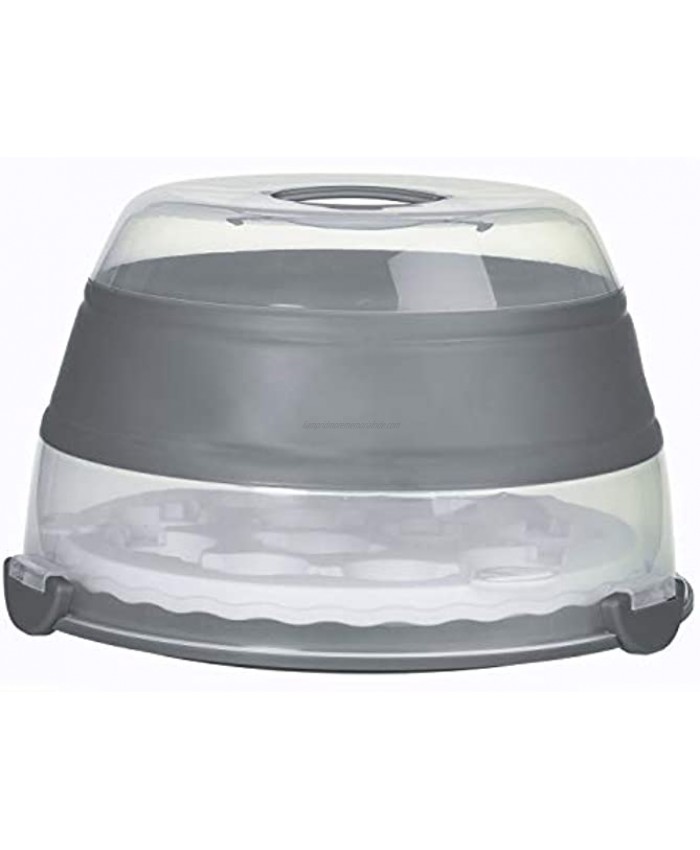 PrepWorks Collapsible Cupcake Carrier Gray