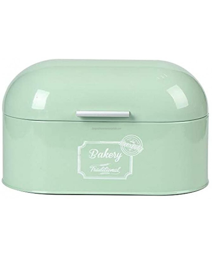 Hot Sale X680 Metal Light Green Storage Tin Canister Bread Box Bin kitchen Storage Containers Gift