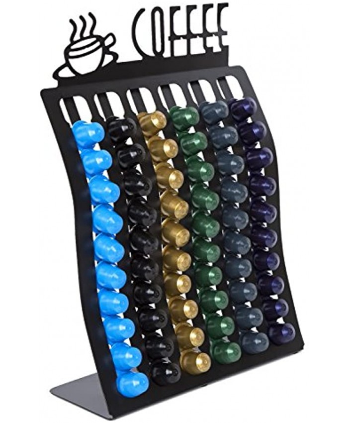 Insight Nespresso Coffee Pod Rack -- Holder for up to 60 Capsules Coffee pods NOT Included. Works ONLY with Nespresso Capsules