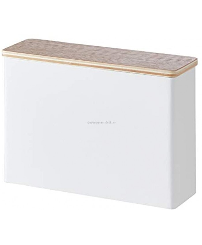 Yamazaki Home Tosca Wood-Accent Coffee Filter Case – Kitchen Storage Holder Container