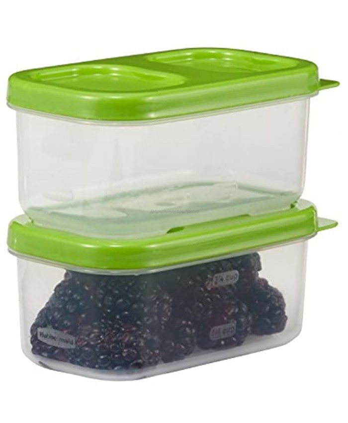 Rubbermaid LunchBlox Side Container Green Pack of 2