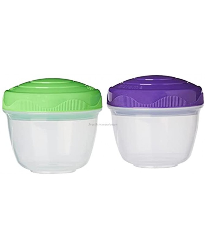 Sistema To Go Collection Yogurt Food Storage Containers Pack of 2