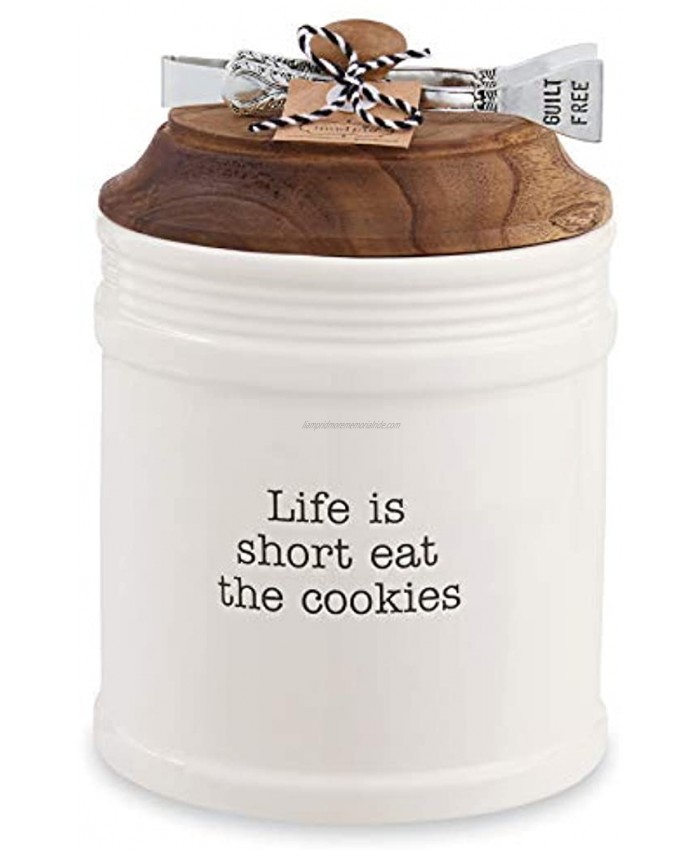 Mud Pie Circa Cookie Jars Life is Short