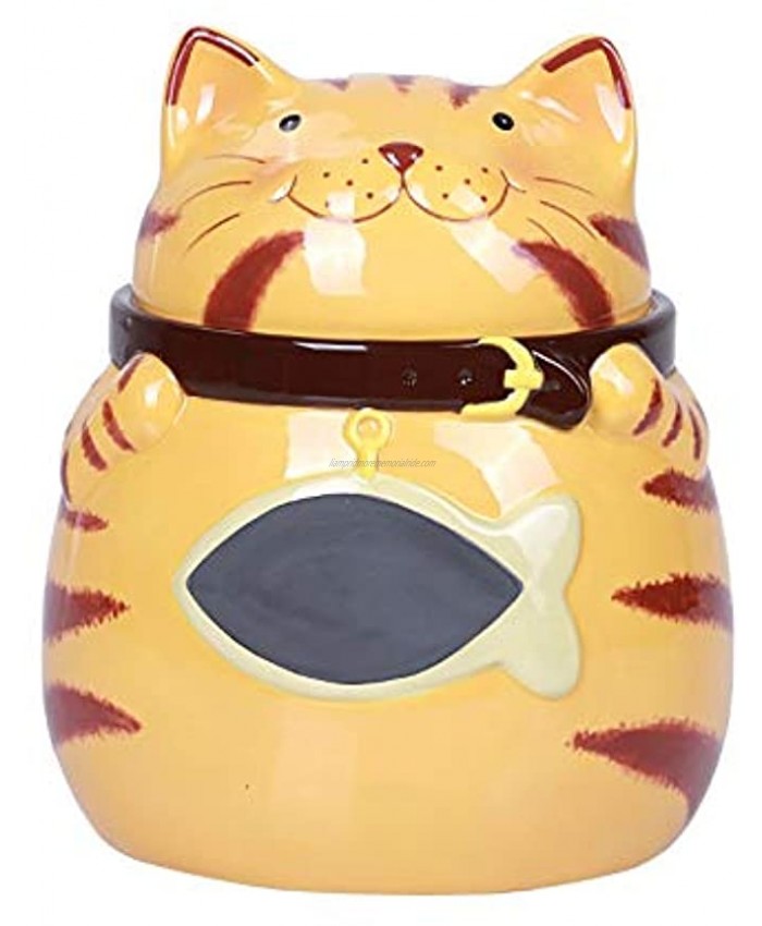 Pacific Giftware Fat Cat Cookie Jar Home Office Decor