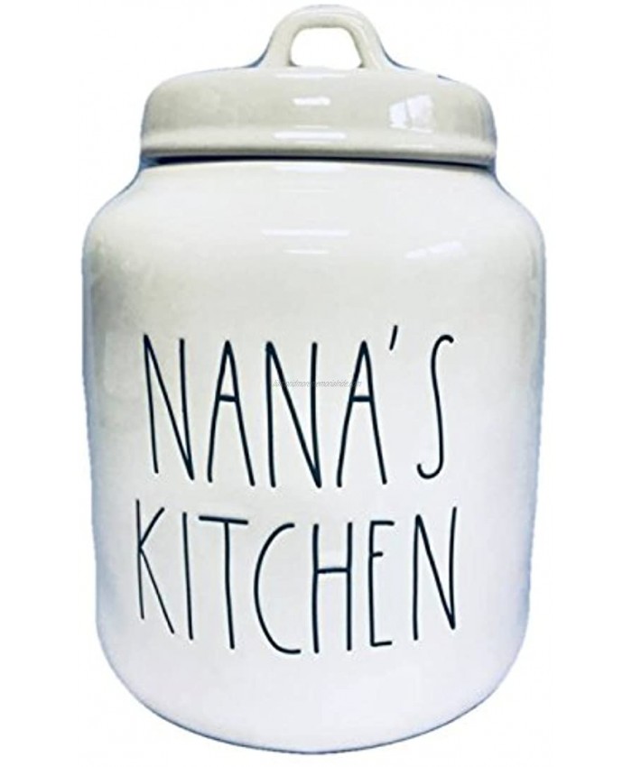 Rae Dunn Ceramic Long Letter Nana's Kitchen Cookie Canister