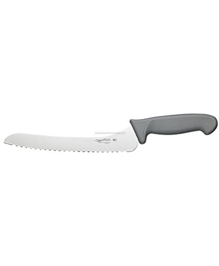 Cutlery-Pro Gourmet Chef Scalloped Offset Bread Knife Professional Quality NSF Approved German Carbon Steel X50CrMov15 9-Inch Blade