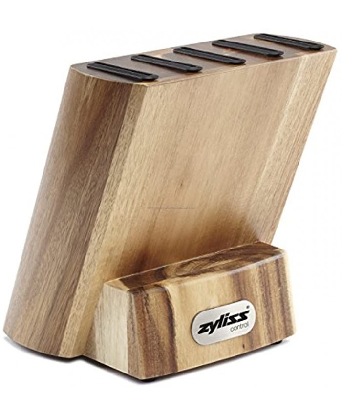 ZYLISS Control Wooden Knife Block Kitchen Cutlery Storage Knife Block Without Knives 5 Slots