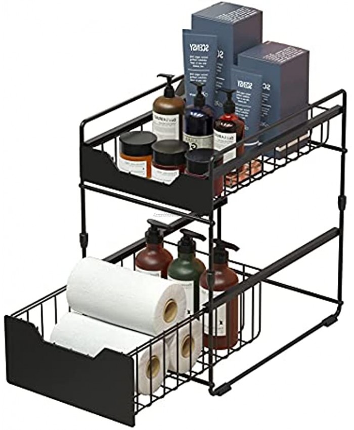 <b>Notice</b>: Undefined index: alt_image in <b>/www/wwwroot/liampridmorememorialride.com/vqmod/vqcache/vq2-catalog_view_theme_astragrey_template_product_category.tpl</b> on line <b>148</b>Bathroom 2-Tier Under Sink Cabinet Organizer With Sliding Storage Basket Darwer,Pull Out Cabinet Organizer Shelf For kitchen,Bathroom Black