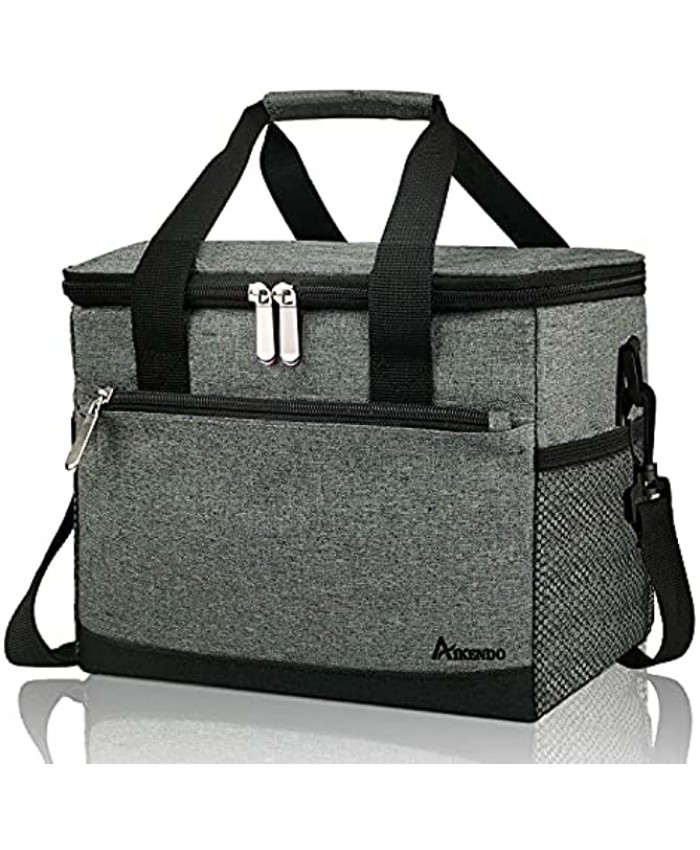 10L12-Can Insulated Lunch Cooler Bag for Men Women,Leakproof Lunch Box for School Work Office Picnic Beach,Soft Freezable lunchbox Cooling Tote Bag Organizer for Adult & Kids