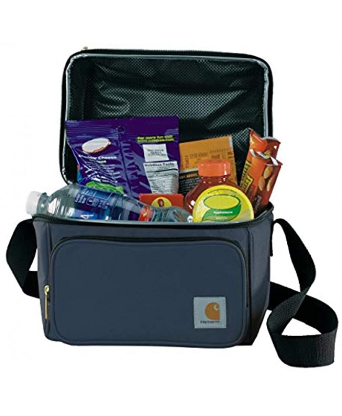 Carhartt Deluxe Dual Compartment Insulated Lunch Cooler Bag Navy
