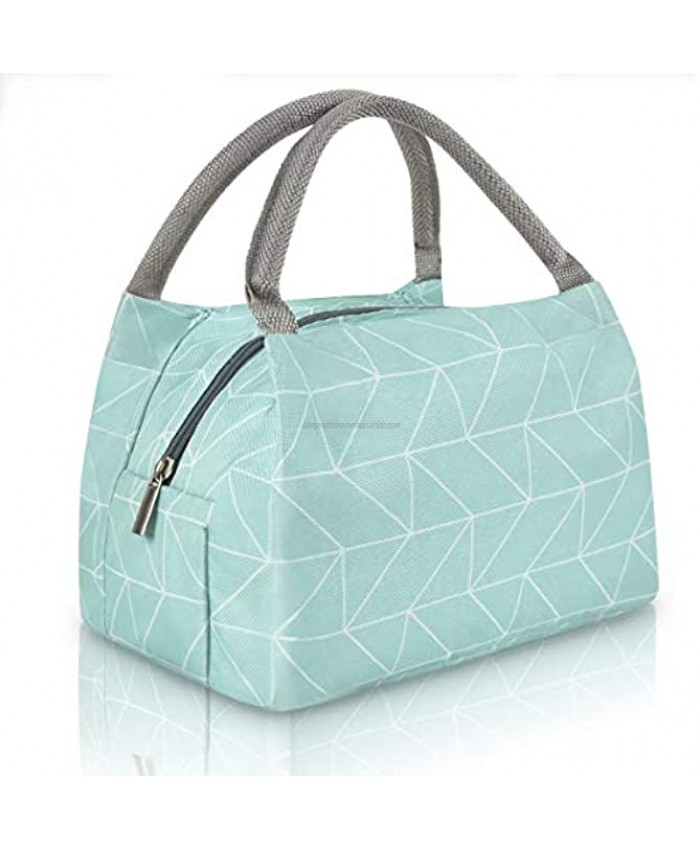 Cute Lunch Bag Insulated Lunch Tote Bag for Women Lunch Box for Teen Girls Cooler Bag Insulated Lunch Bags for Women Work Green Plaid
