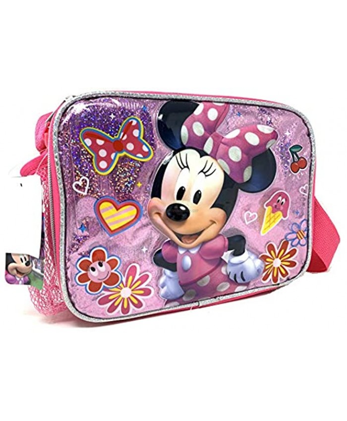 Disney Minnie Mouse Insulated 9.5 Lunch Bag with Shoulder Strap
