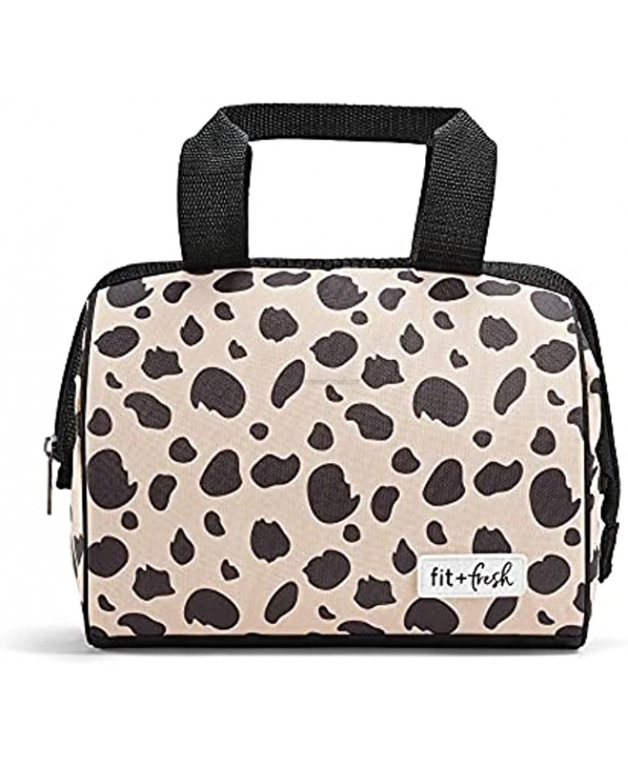 Fit & Fresh Insulated Lunch Bag 9” x 6” x 8” Graphic Cheetah