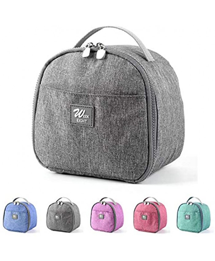 Lunch Bags for Women KEAIDUO Insulated Small Size Mini Lunch Box Cooler Bag for Work Office School Grey
