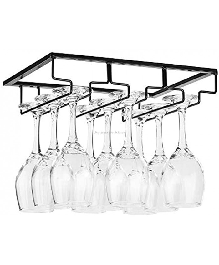 <b>Notice</b>: Undefined index: alt_image in <b>/www/wwwroot/liampridmorememorialride.com/vqmod/vqcache/vq2-catalog_view_theme_astragrey_template_product_category.tpl</b> on line <b>148</b>Wine Glass Rack Under Cabinet Stemware Wine Glass Holder Glasses Storage Hanger Metal Organizer for Bar Kitchen Black