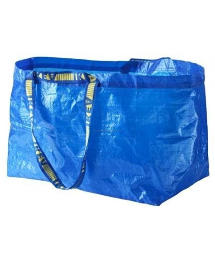 IKEA 172.283.40 Frakta Shopping Bag Large Blue Set of 10