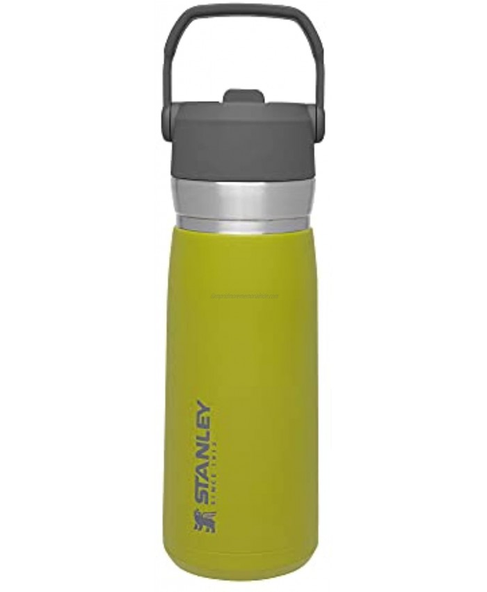 Stanley IceFlow Stainless Steel Bottle with Straw Vacuum Insulated Water Bottle for Home Office or Car Reusable Leakproof Cup with Straw and Handle Aloe 22OZ