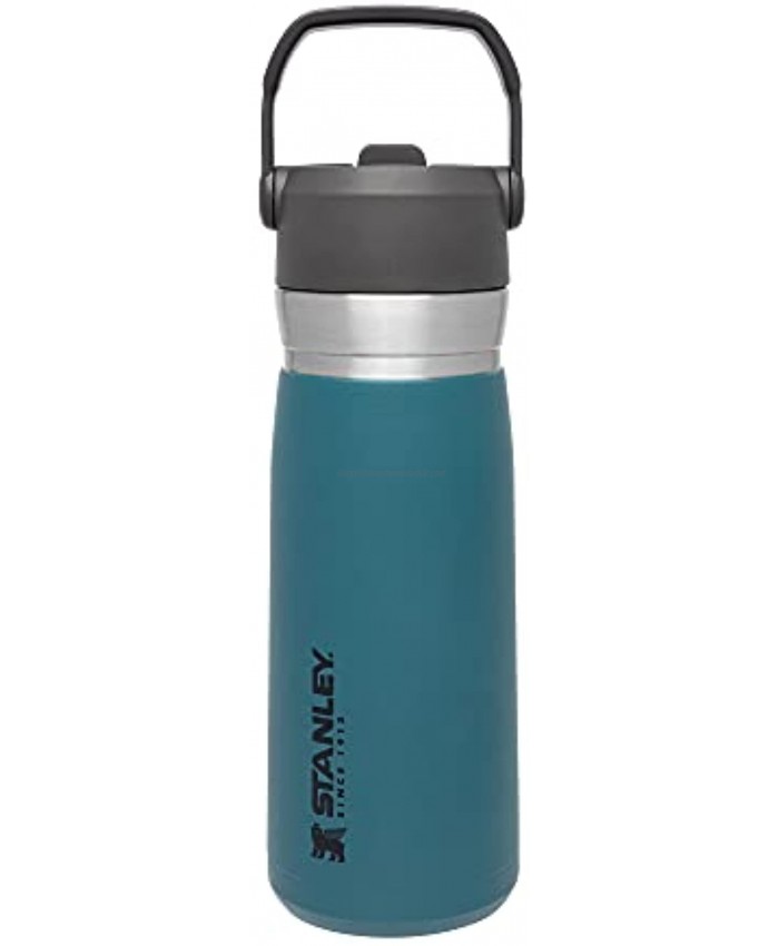 Stanley IceFlow Stainless Steel Bottle with Straw Vacuum Insulated Water Bottle for Home Office or Car Reusable Leakproof Cup with Straw and Handle