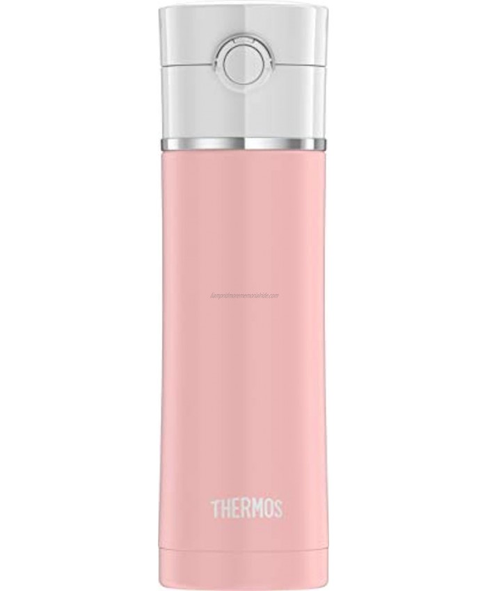 Thermos Sipp Stainless Steel 16 Ounce Drink Bottle Matte Pink