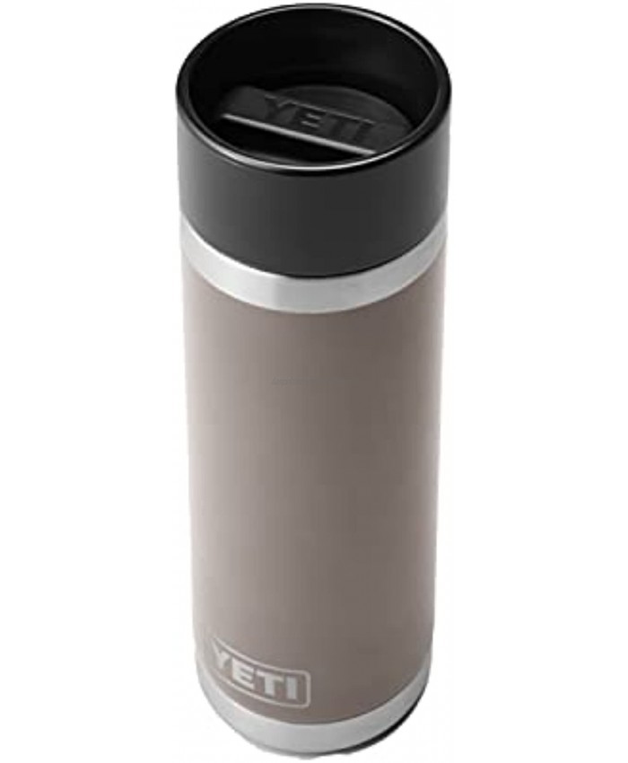 YETI Rambler 18 oz Bottle Stainless Steel Vacuum Insulated with Hot Shot Cap Sharptail Taupe
