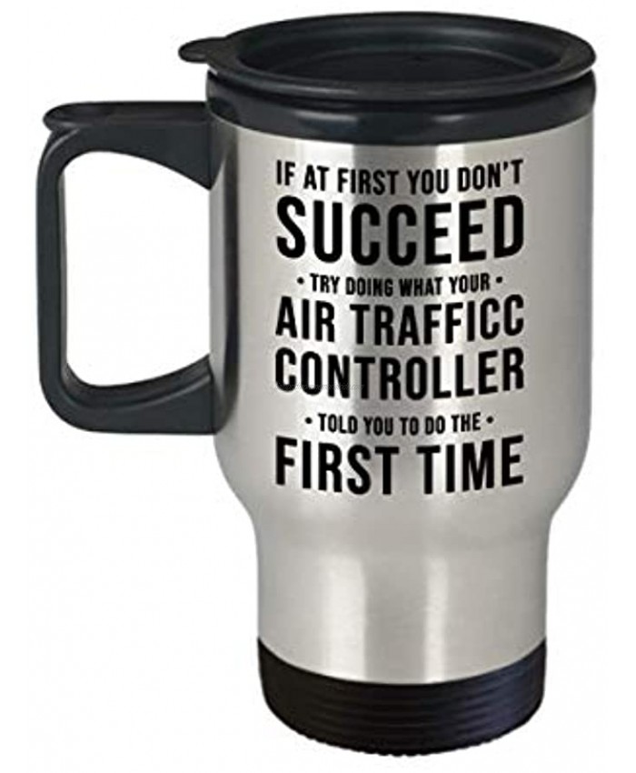 Air traffic controller Insulated Travel Mug Doing What Your Air traffic controller Told You Funny Sarcasm Gifts for Men and Women