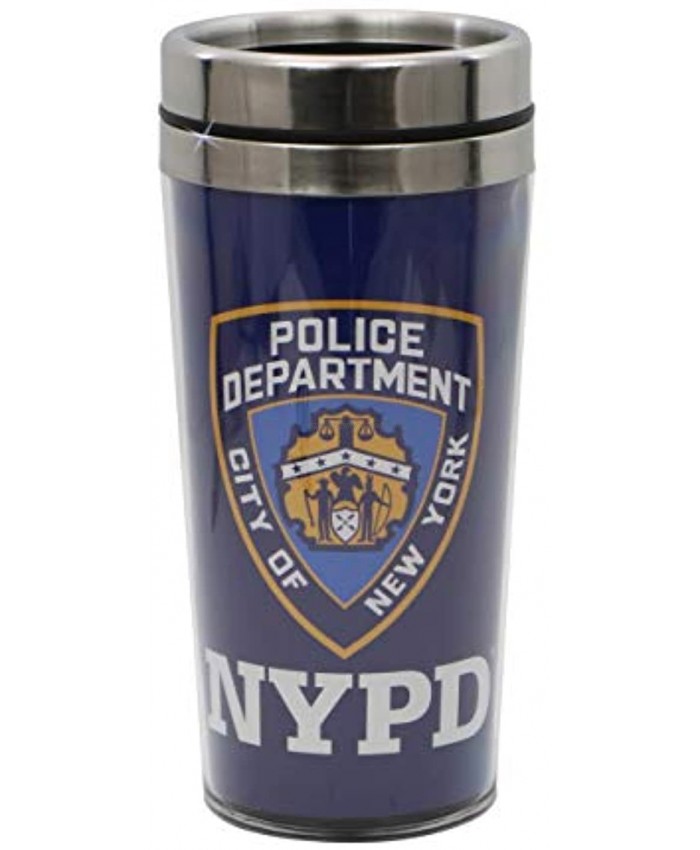 Collection of City Branded Beautifully Designed Travel Mugs NYPD