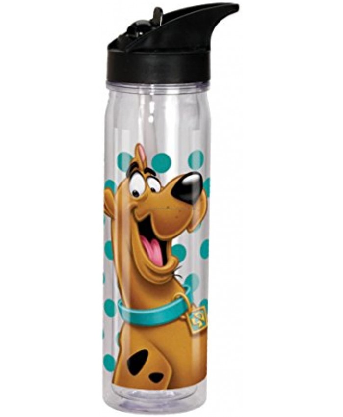 Spoontiques Scooby Doo Flip Top Water Bottle Toy Clear