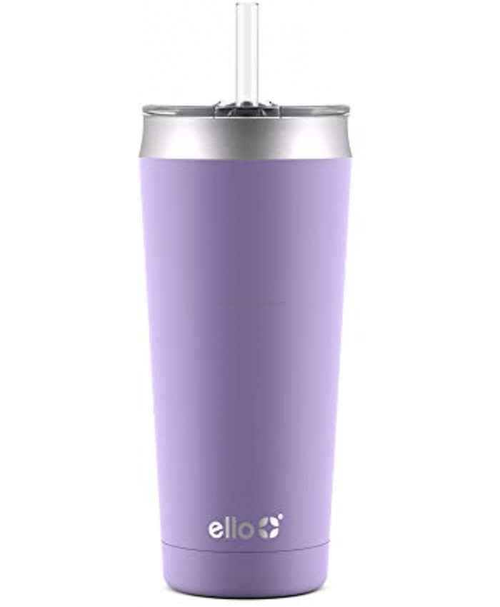 Ello Beacon Vacuum Insulated Stainless Steel Tumbler with Optional Straw