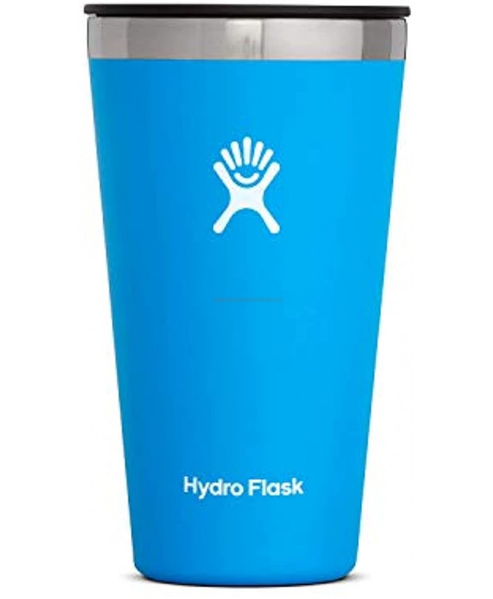Hydro Flask Tumbler Cup Stainless Steel & Vacuum Insulated Press-In Lid 16 oz Pacific