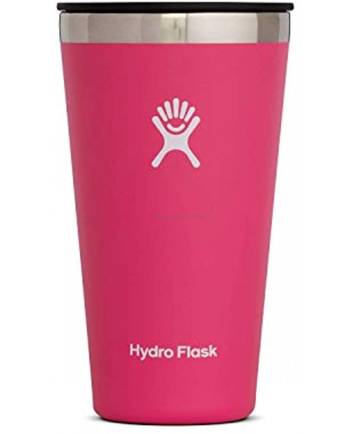 Hydro Flask Tumbler Cup Stainless Steel & Vacuum Insulated Press-In Lid 16 oz Watermelon