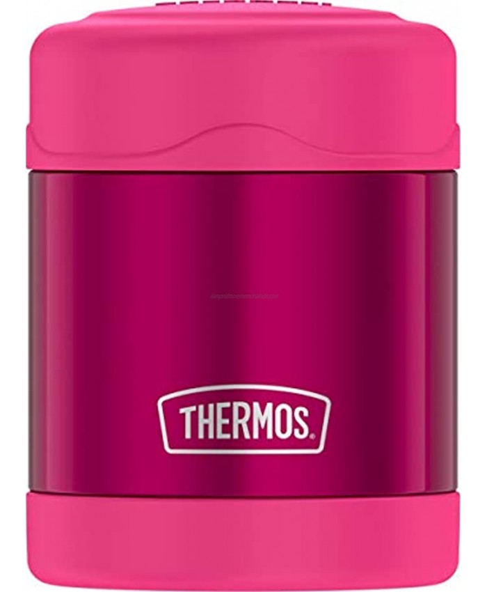 THERMOS FUNTAINER 10 Ounce Stainless Steel Vacuum Insulated Kids Food Jar Pink