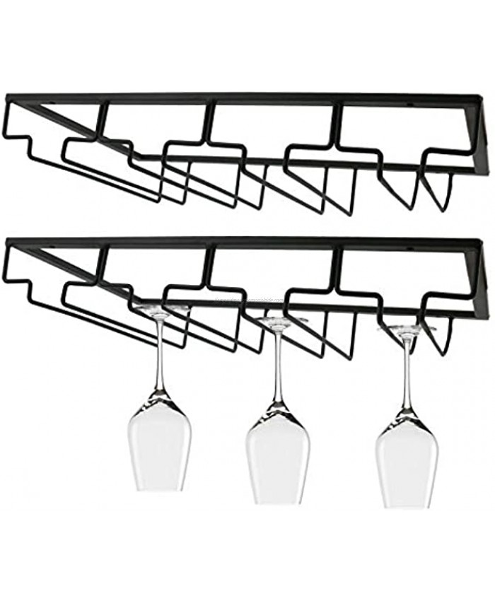 <b>Notice</b>: Undefined index: alt_image in <b>/home/liampridmorememo/public_html/vqmod/vqcache/vq2-catalog_view_theme_astragrey_template_product_category.tpl</b> on line <b>148</b>HOMOKUS Wine Glass Rack Under Cabinet Wine Glass Holder Glasses Storage Hanger Stemware Rack Metal Organizer for Bar Kitchen Cabinet-Black4 Rows 2 Pack