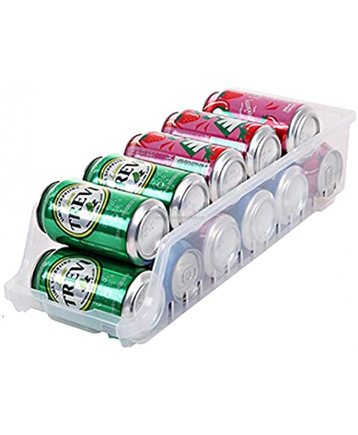 Can Holder for Refrigerator pantry organization and storage up to 11~14 cans Can Dispenser can storage Large Refrigerator organizer bins and Pantry organizer Can Organizer BPA-Free