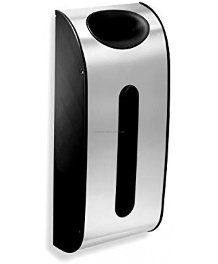 simplehuman Wall Mount Grocery Bag Dispenser Brushed Stainless Steel