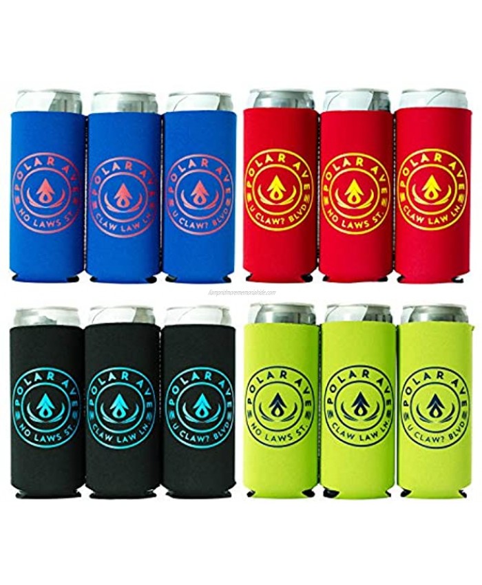 Neoprene Slim Can Cooler Sleeve for White Claw 12 16 oz Tall Beer Cans Iced Coffee Michelob Ultra Red Bull Spiked Seltzer Truly- Not a Boring Blank Neoprene Can Cooler…