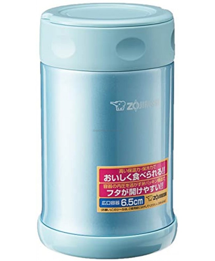 Zojirushi Stainless Steel Food Jar 16.9 oz Aqua Blue