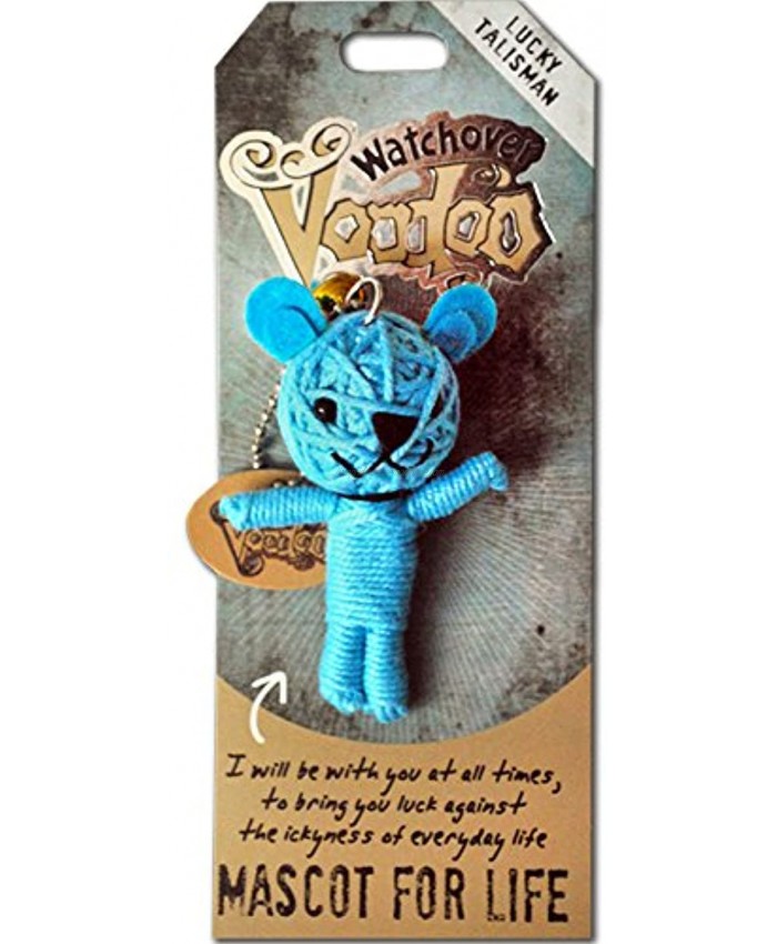 Watchover Voodoo String Voodoo Doll Keychain – Novelty Voodoo Doll for Bag Luggage or Car Mirror Mascot Voodoo Keychain 5 inches
