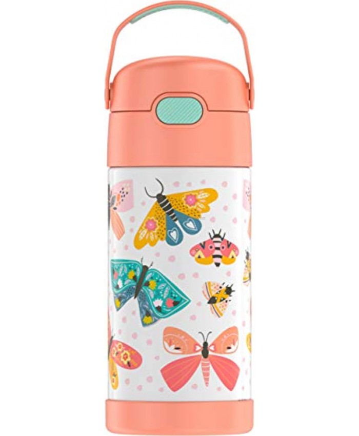THERMOS FUNTAINER 12 Ounce Stainless Steel Kids Bottle Pastel Delight
