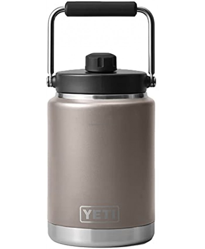 YETI Rambler Half Gallon Jug Vacuum Insulated Stainless Steel with MagCap Sharptail Taupe