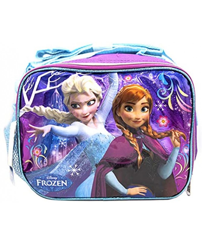 Disney Frozen Anna Elsa Girls School Lunch Box Licensed New Size 93 4x8x37 8 #2