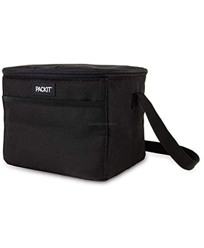 PackIt Fully Freezable Everyday Lunch Box Cooler Black
